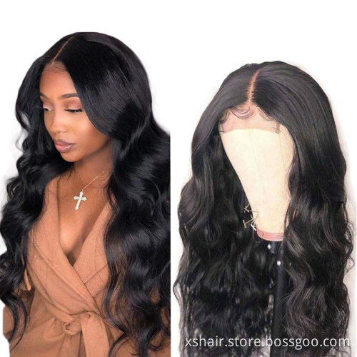 Fashion Blonde Bang Full Best Lace Front Wig Human Hair Pre Plucked Human Hair Wig
